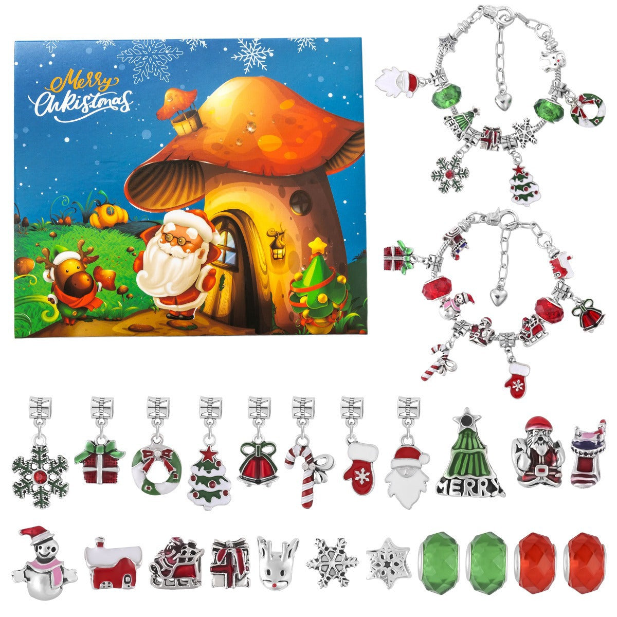 Advent Countdown Surprise Blind Box 🎁DIY Creative Jewelry Christmas Gifts