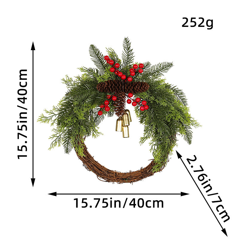 Bohemian Bell Wreath for Door Hanging