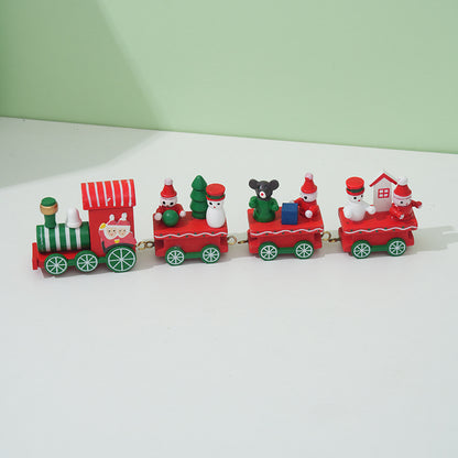 🚂Wooden Christmas Train Table Decor ✨