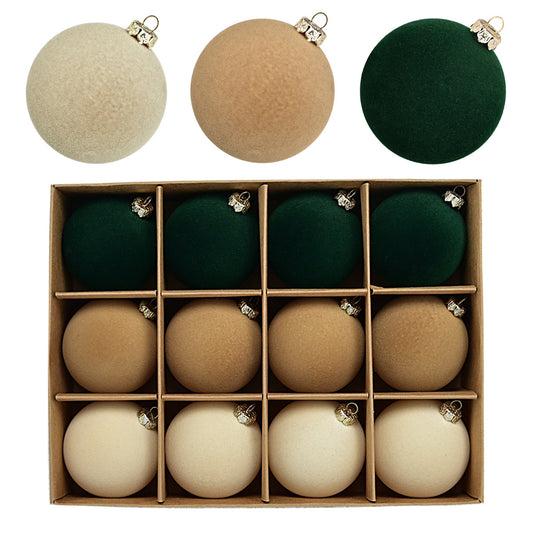 Pure color implants Christmas ball Christmas tree ornaments